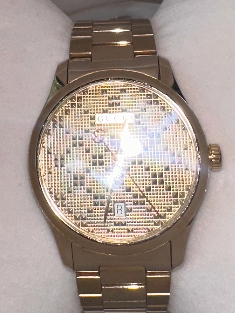 Gold Women's Stainless Steel Bracelet Watch - Gucci